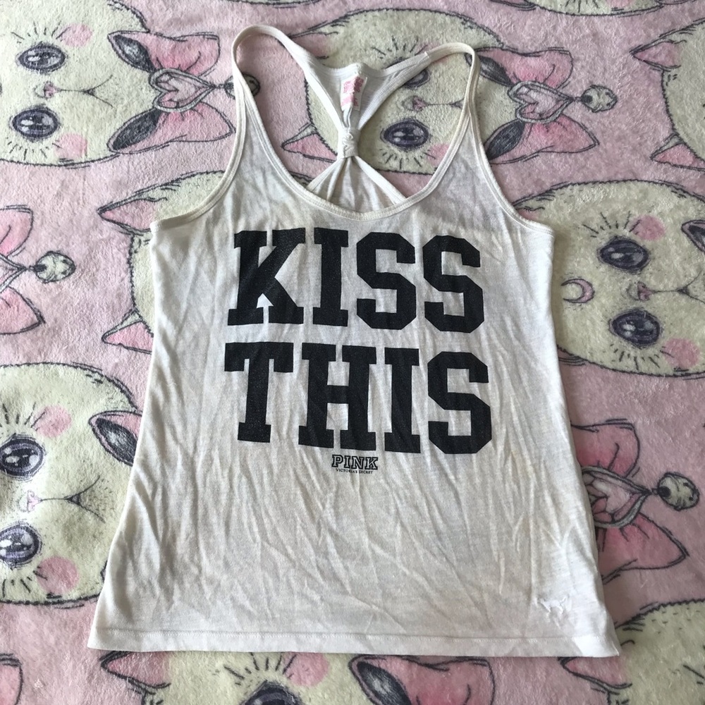 VS Pink Kiss This Tank Top
